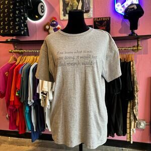Albert Einstein Scientific Graphic Tee Size M